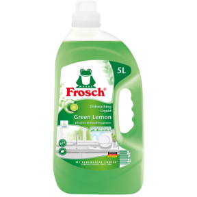 Засіб для миття посуду Frosch Зелений лимон, 5 л